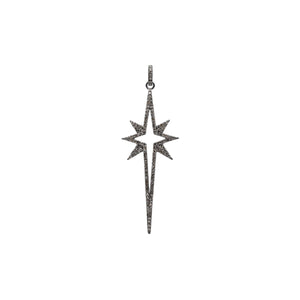 Bridget King Large Starburst Spear Pendant in Sterling Silver