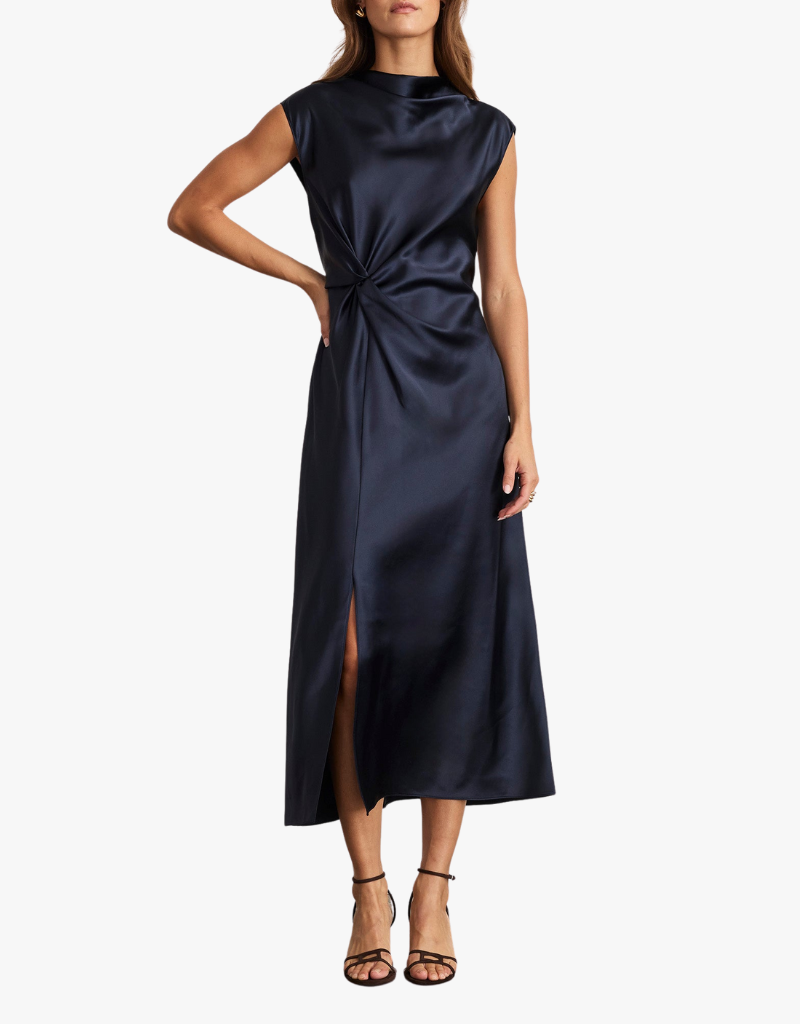 Tanya Taylor Robinella Dress in Anthracite