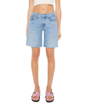 Mother Down Low Undercover Short Fray Shorts in Material Girl