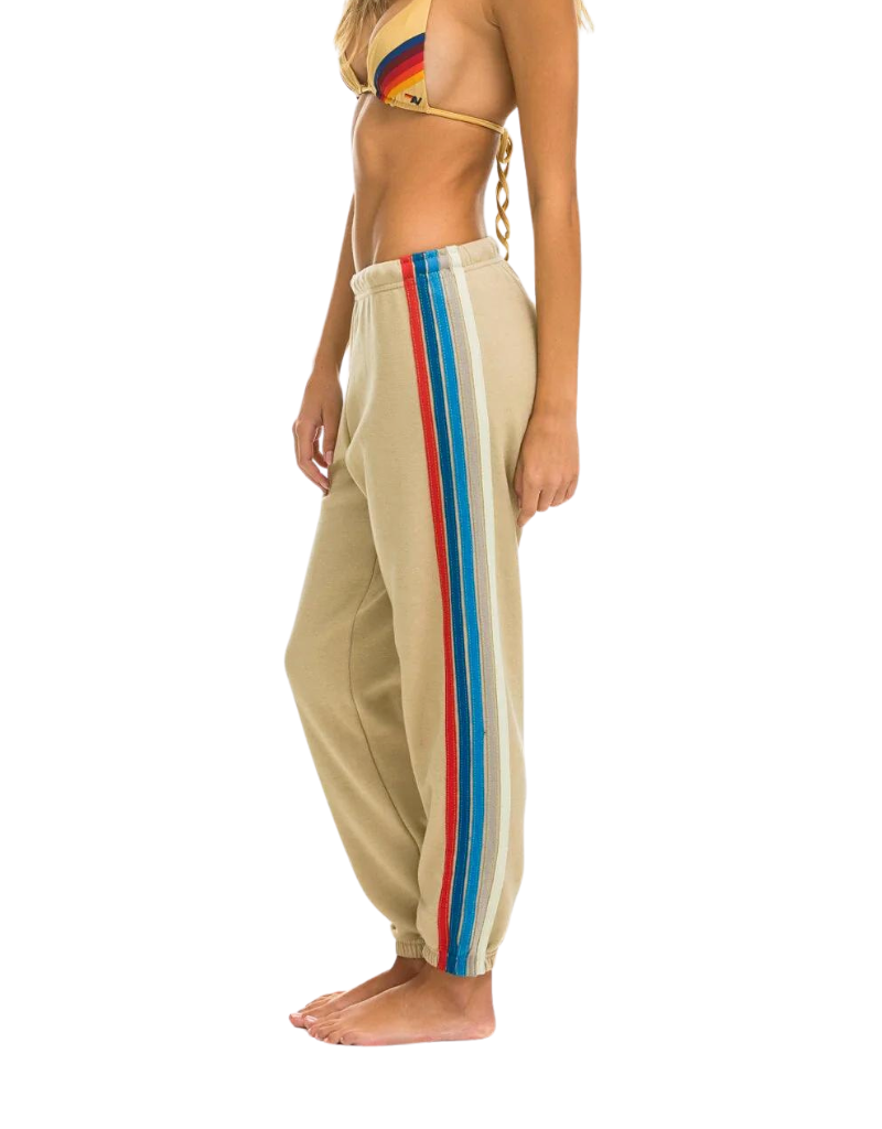 Sand USA 5 Stripe Sweatpants By Aviator Nation - Ambiance boutique –  Ambiance Boutique