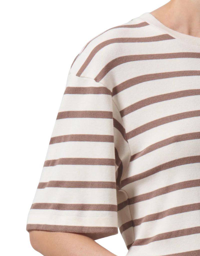 Citizens of Humanity Goldie Tee in Ginger Stripe