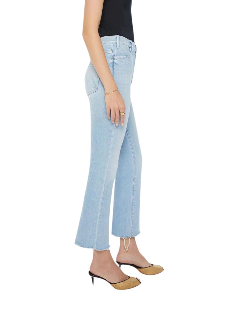 Mother The Hustler Ankle Fray Jeans in Lost Art