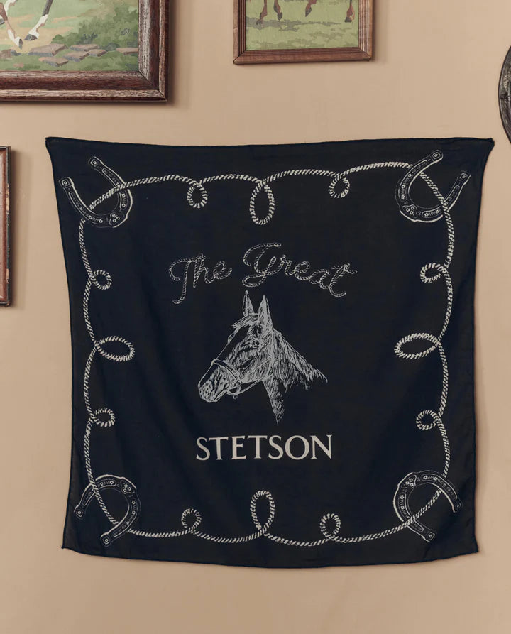 The Great The Stetson Western Bandana in Navy