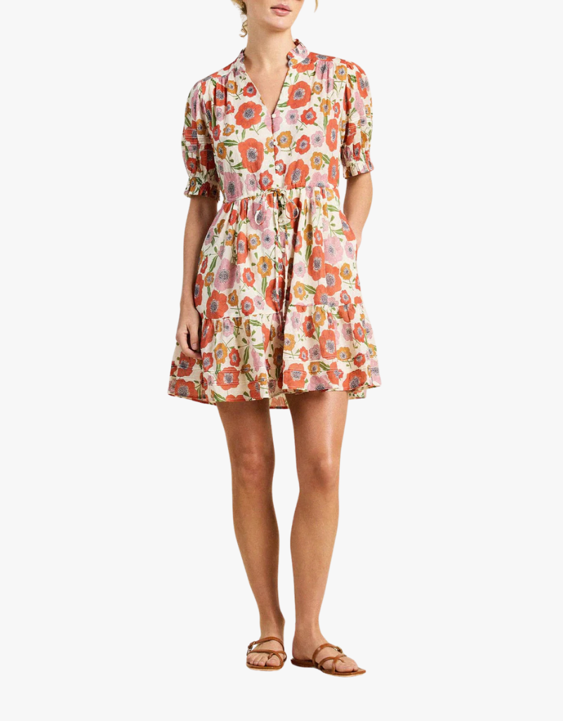 Trovata Phoebe Dress in Poppy Costa