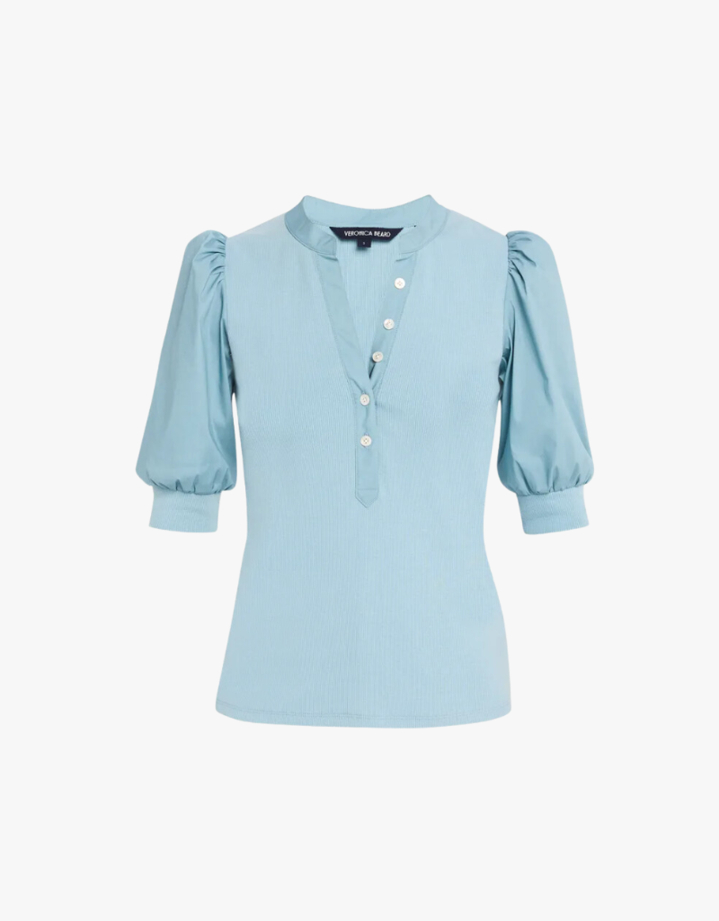 Light Blue Coralee Top by Veronica Beard - Ambiance Boutique