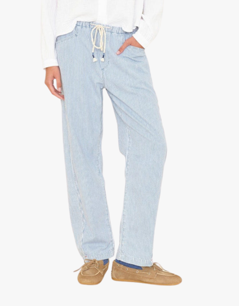 Xirena Baxter Pant in Blue Railroad