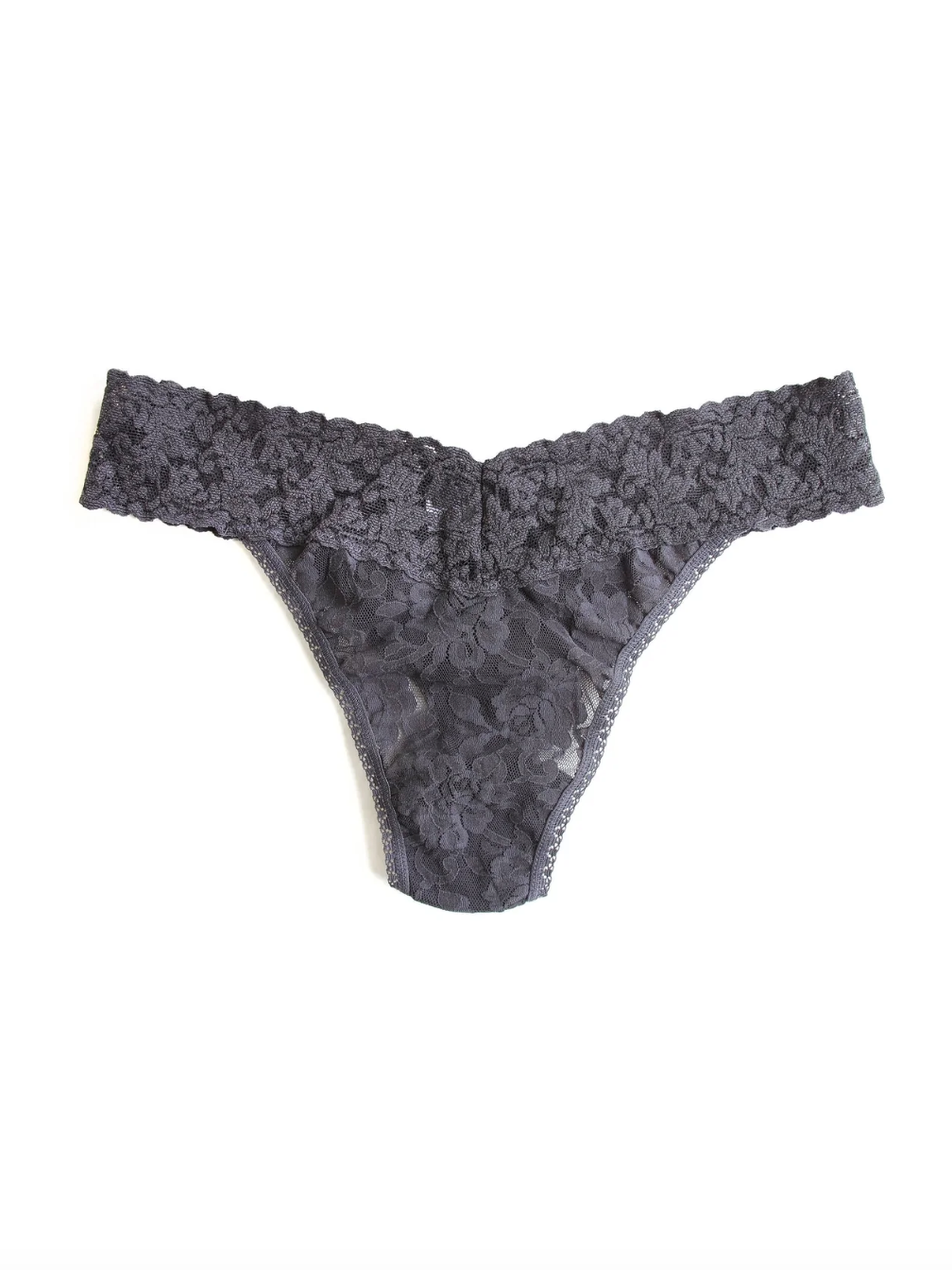 Hanky Panky Signature Lace Original Rise Thong in Granite – Ambiance  Boutique