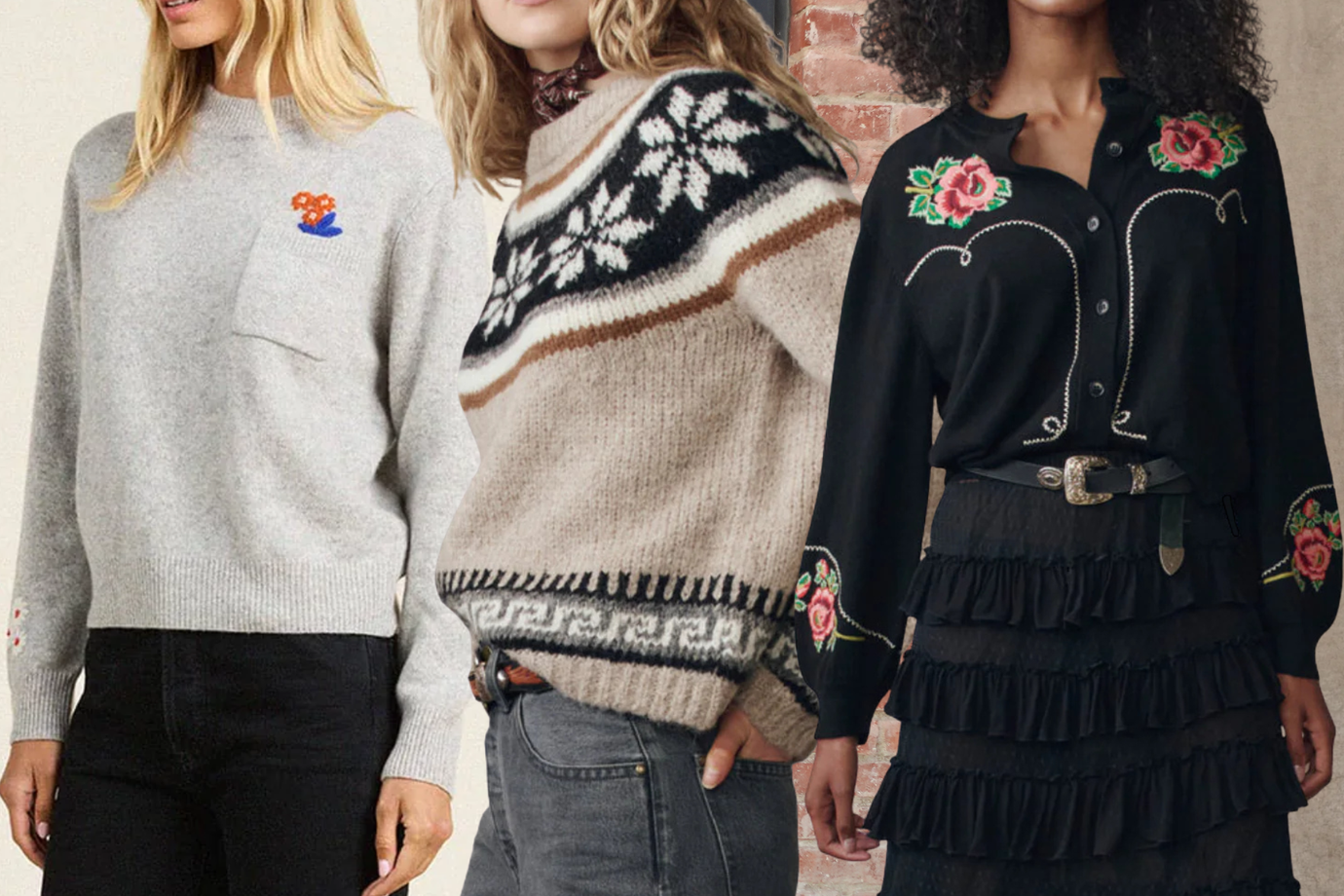 How to Style Sweaters : The Essential Guide to Wearing Sweaters This Season