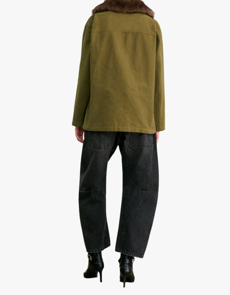 Nili Lotan Ronay Parka in Olive Green