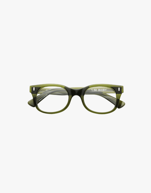 Caddis Bixby Reading Glasses in Polished Heritage Green