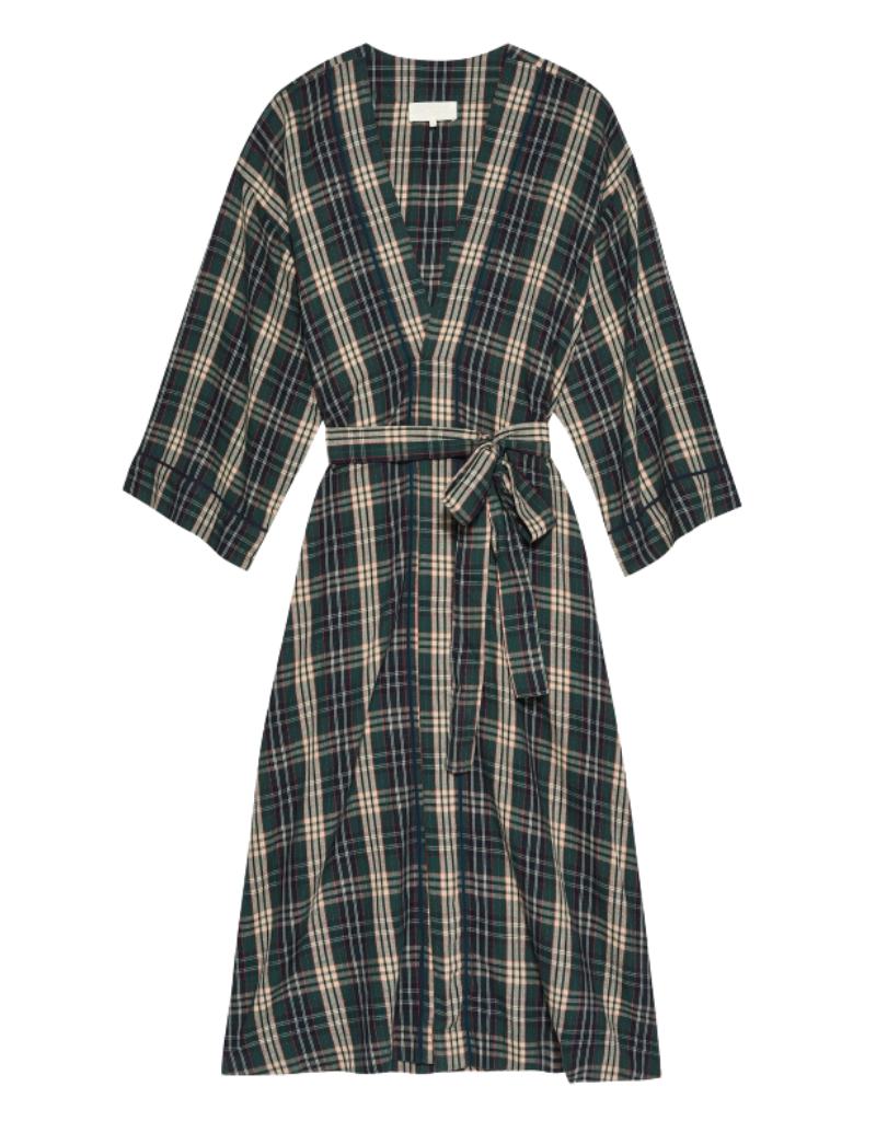 The Great The Robe in Pine Needle Plaid
