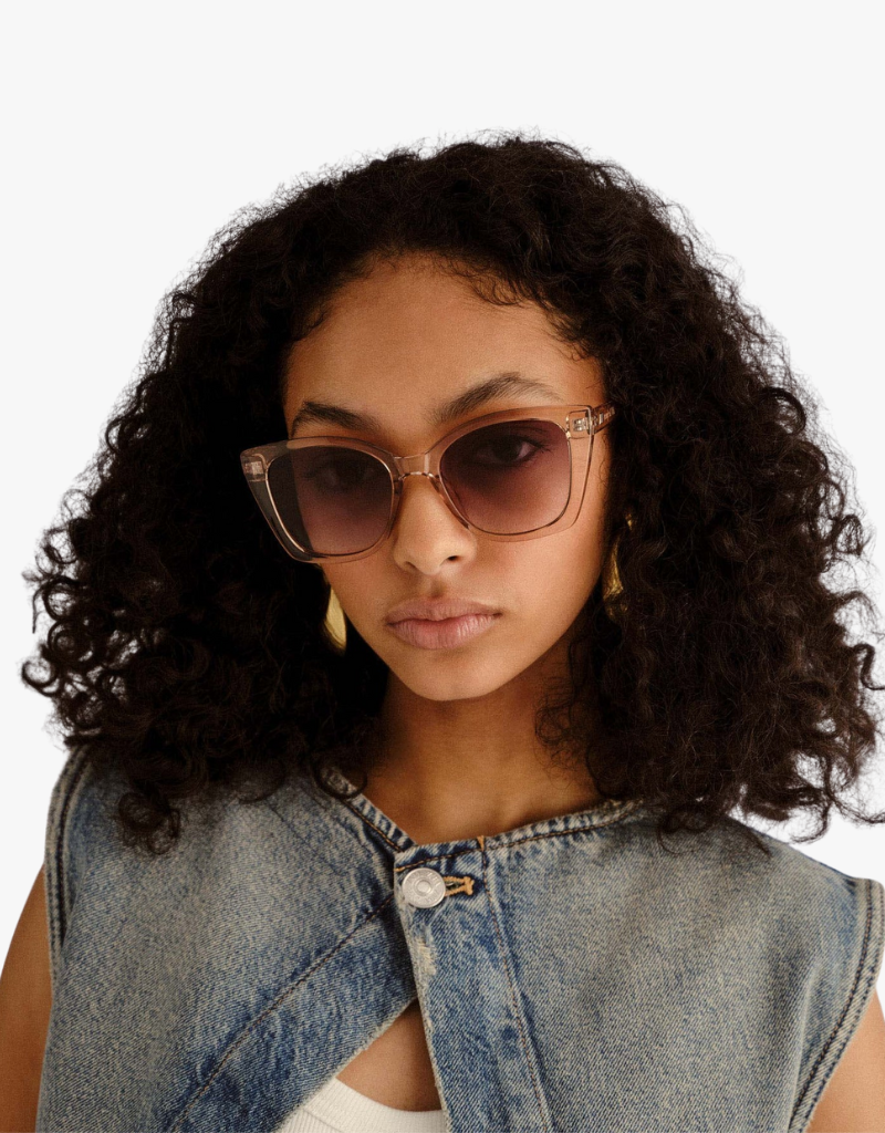 Le Specs Incantation Sunglasses in Sand