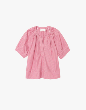 Xirena Josette Top in Ruby Red