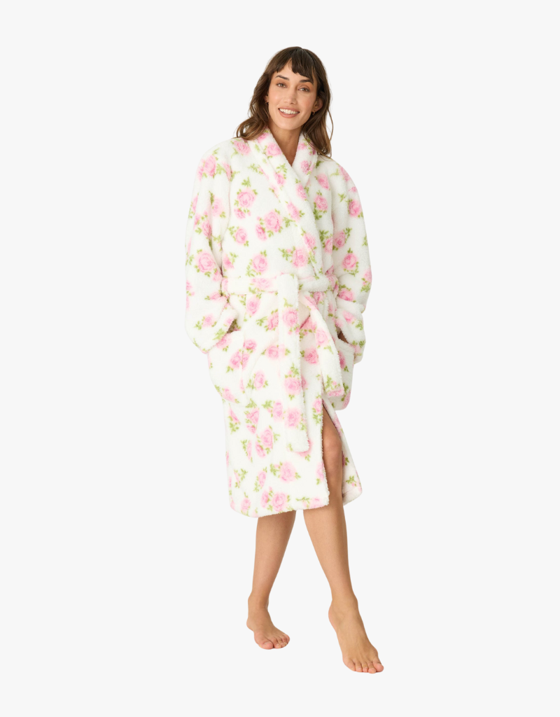 PJ Salvage Lets Get Cozy Robe in Ivory