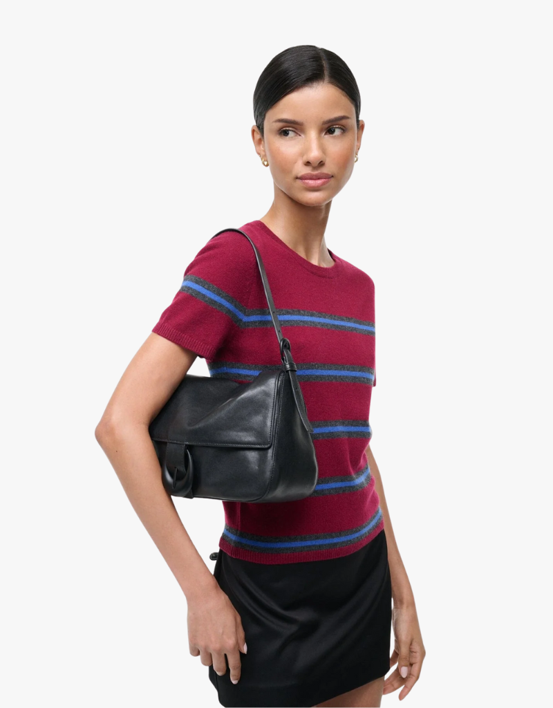 Staud Harlow Medium Bag in Black