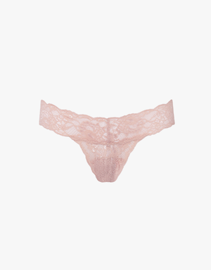 Cosabella Never Say Never Cutie Low Rise Thong in Mandorla