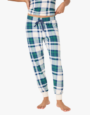 P.J. Salvage Jammie Pant Cozy Life in Natural