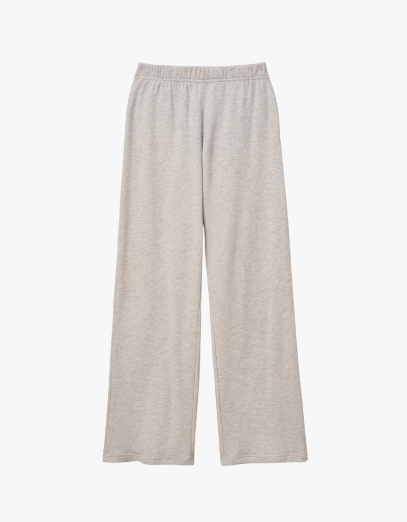 Perfect White Tee Nora French Terry Pant in Heather Grey