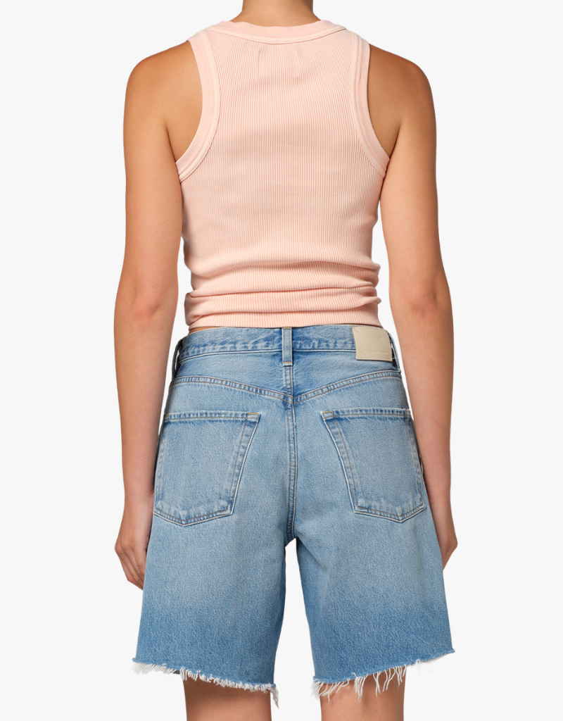 Citizens of Humanity Isabel Rib Tank in Melon Creme