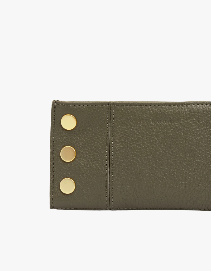 Hammitt 110 North Wallet in Olive & Brushed Gold