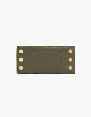 Hammitt 110 North Wallet in Olive & Brushed Gold