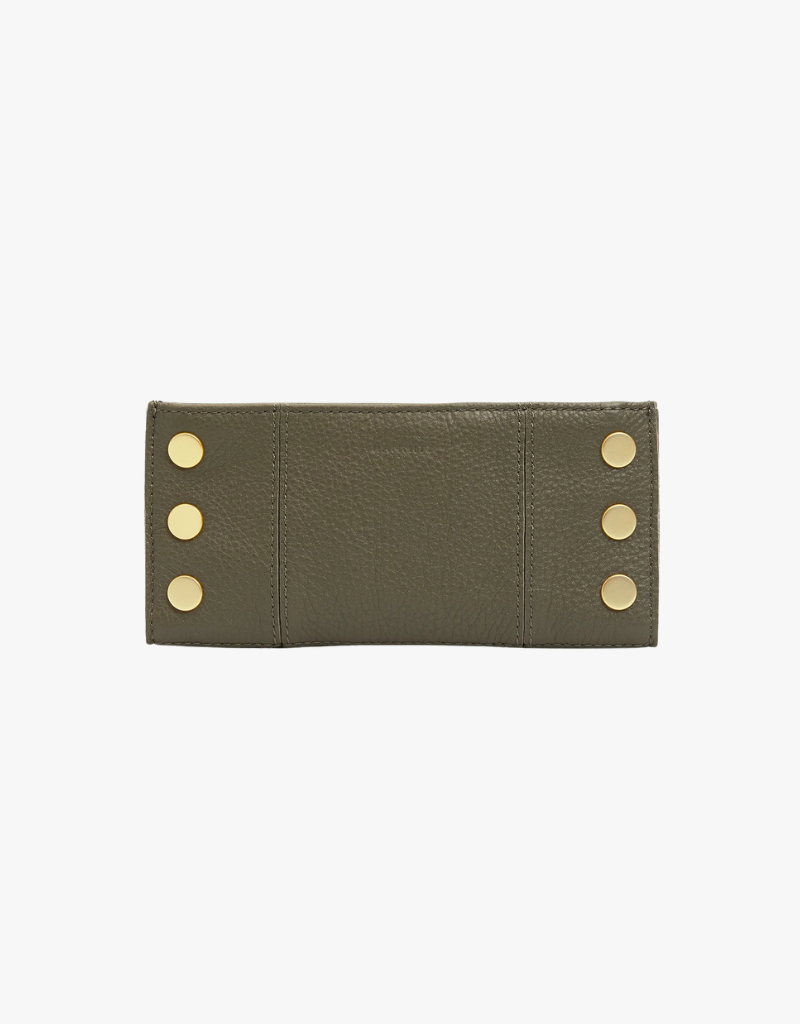 Hammitt 110 North Wallet in Olive & Brushed Gold
