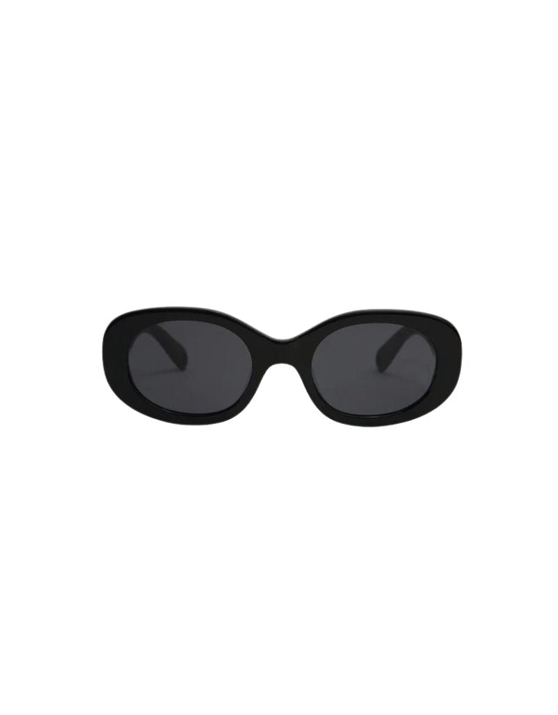 Elisa Johnson Lyna Sunglasses in Gloss Black