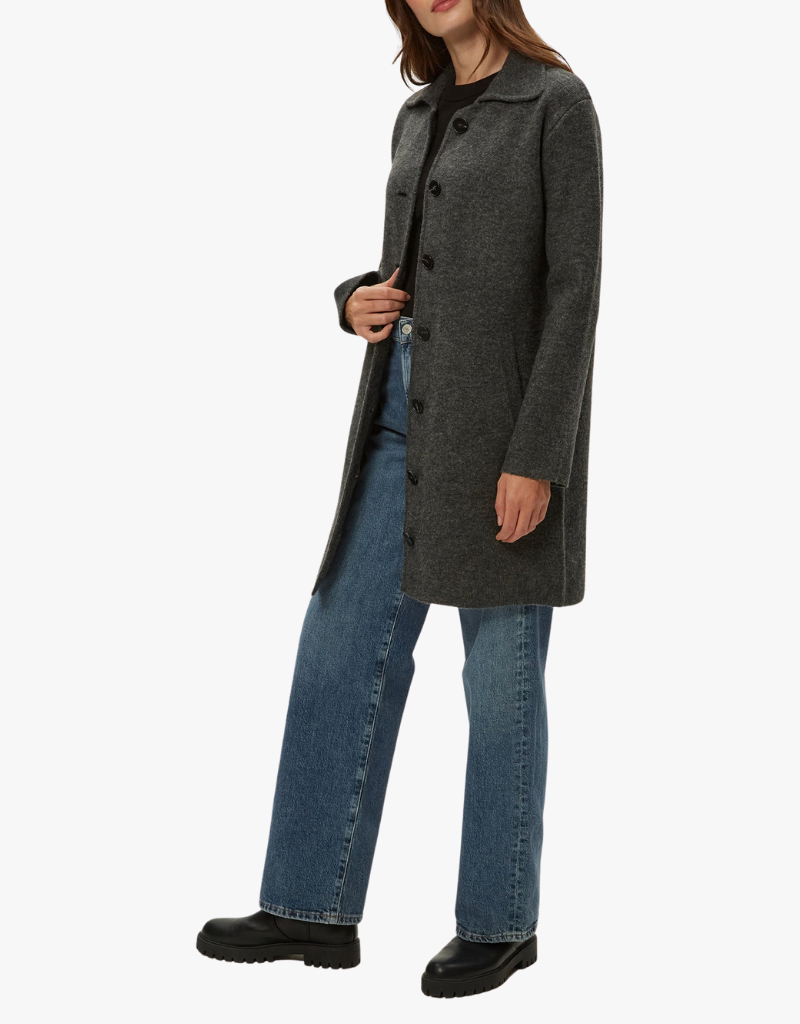 Michael Stars Glacia Coatigan in Charcoal