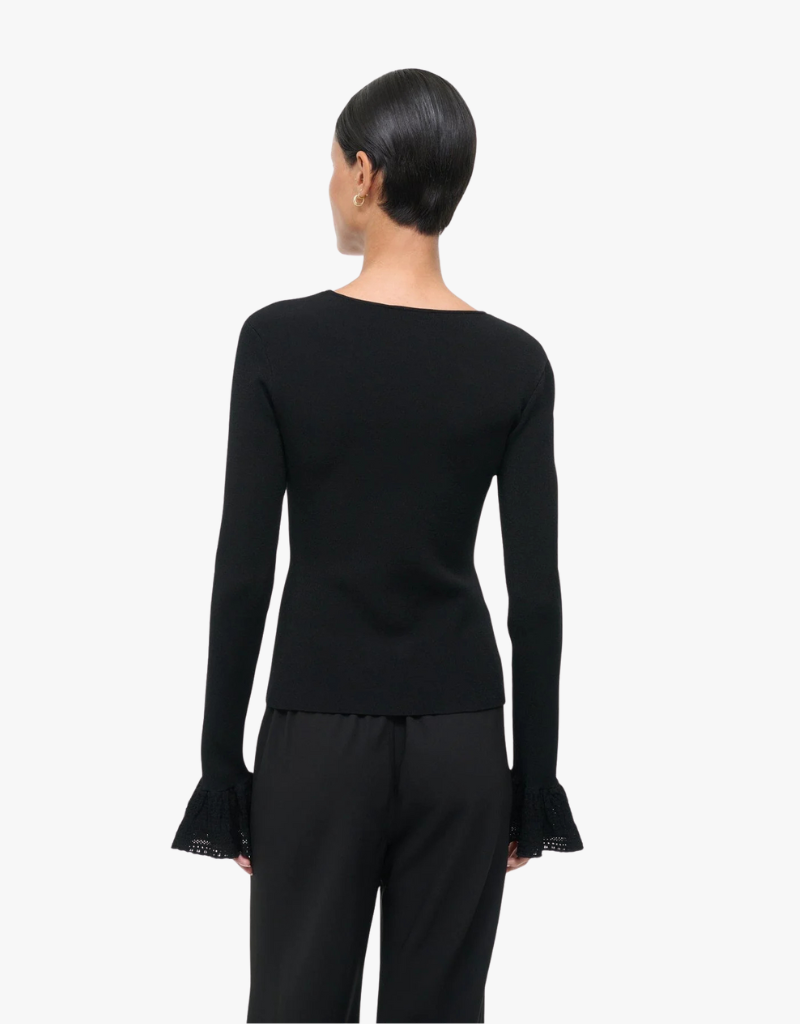 Staud Shelley Top in Black