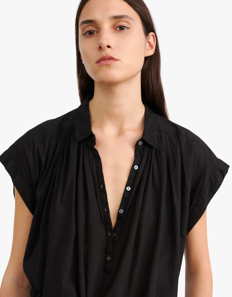Nili Lotan Normandy Blouse in Black