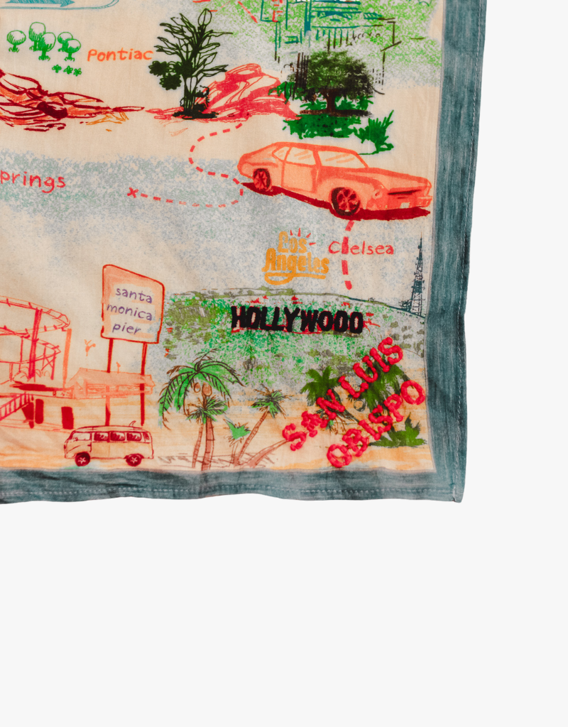 Vismaya Exclusive Ambiance Design Scarves, Route 66 - SLO