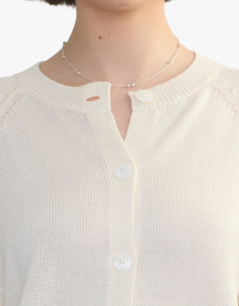 Margaret O'Leary Julia Cardigan in Ivory