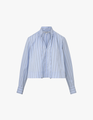 Veronica Beard Kaits Blouse in Ice Blue