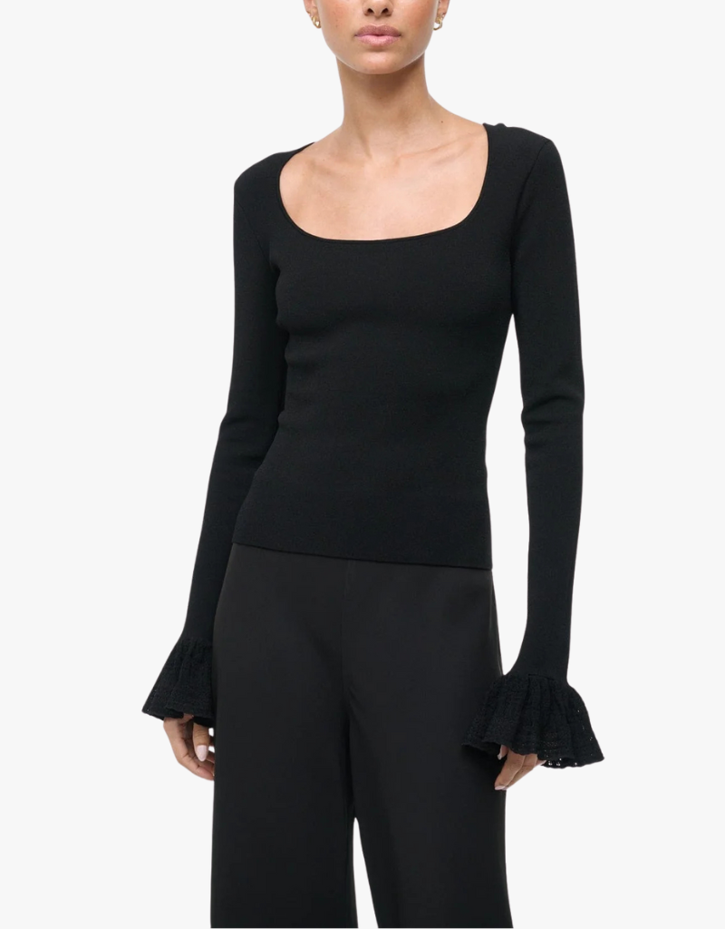 Staud Shelley Top in Black