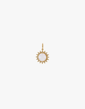 Bridget King Pearl Sunburst Pendant