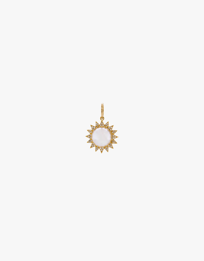 Bridget King Pearl Sunburst Pendant