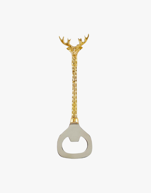Santa Barbara Stag Bottle Opener in Gold