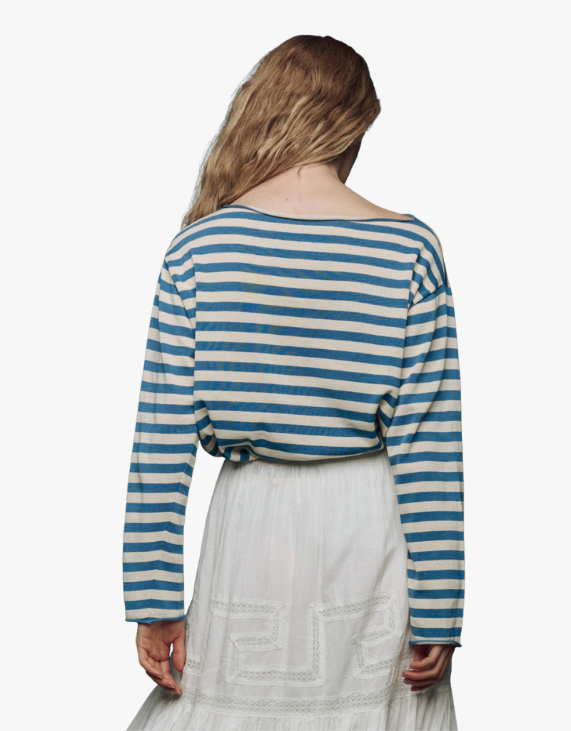 The Great The Sailor Sweater in Sea Blue