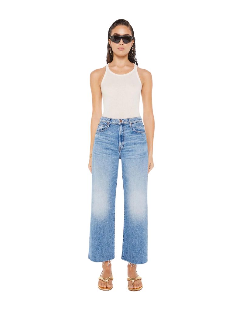 Mother The Maven Ankle Fray Jeans in For Sure
