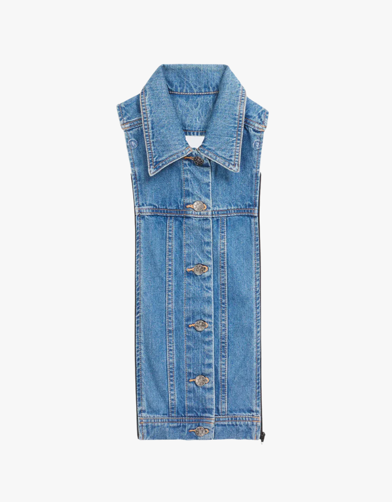 Veronica Beard Slate Dickey in Blue Denim
