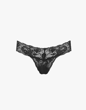 Cosabella Never Say Never Cutie Low Rise Thong in Black