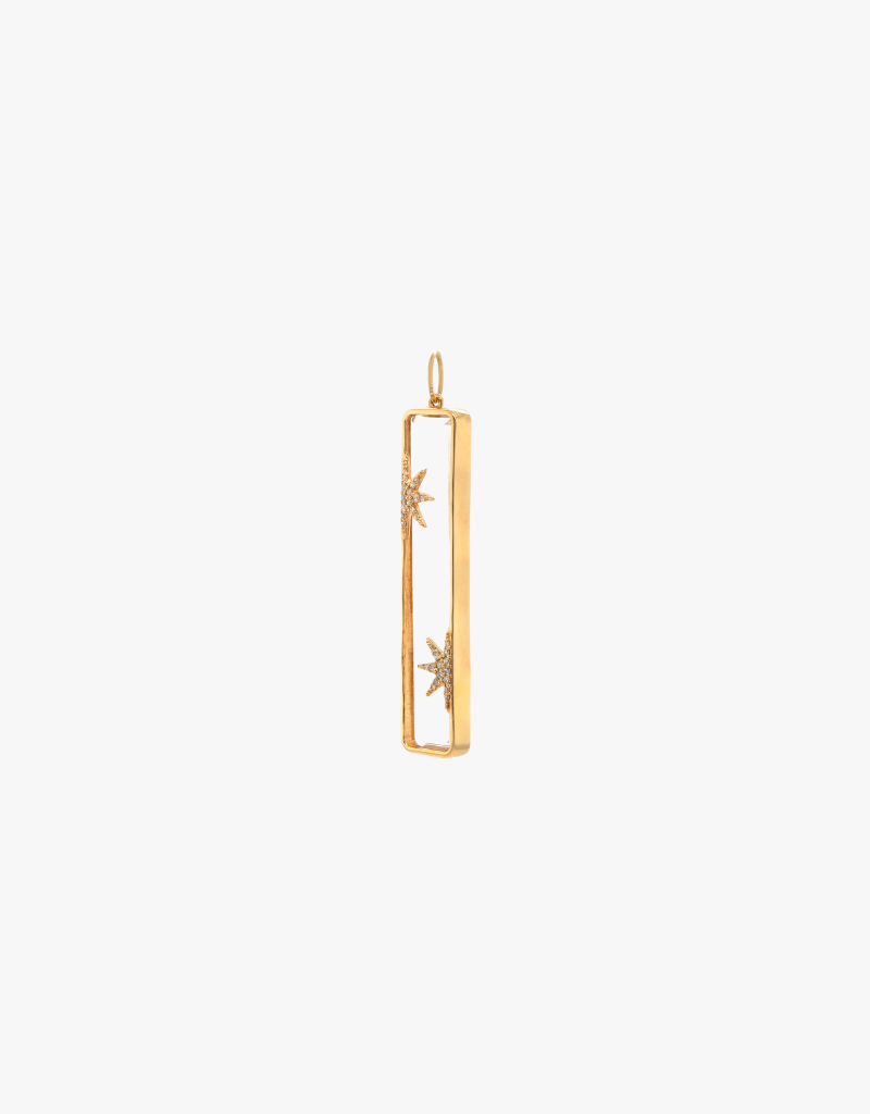 Bridget King Starry Night Pendant in Yellow Gold