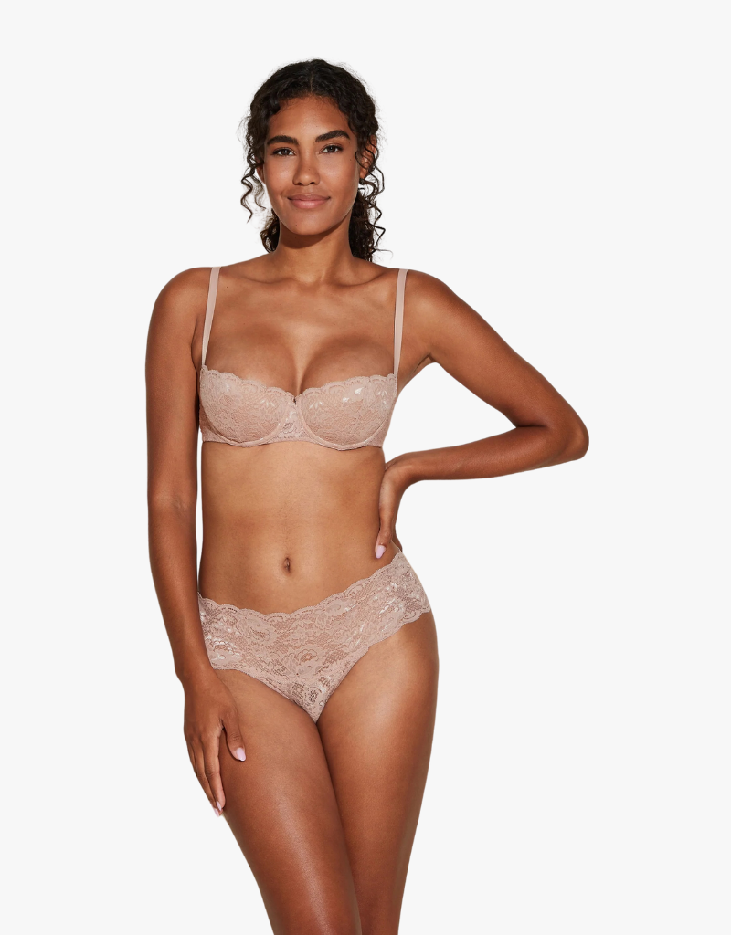 Cosabella Never Say Never Comfie Thong in Mandorla