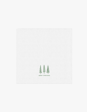Santa Barbara Design Face to Face Thirsty Boy Towel in Merry Christmas Trees