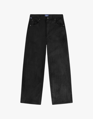 Citizens of Humanity Ayla Baggy Velvet Pants in Black