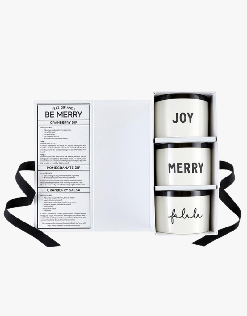 Santa Barbara Design Holiday Dip Bowls Book Box in Eat Dip and Be Merry
