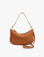 Clare V. Moyen Messenger in Tan Rattan