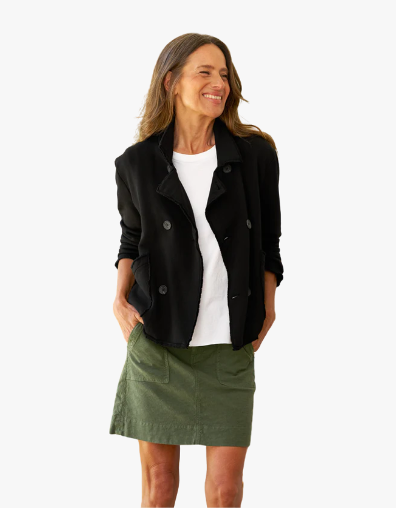 Frank & Eileen Jameson Skirt in Hunter Green (Italian Performance Linen)