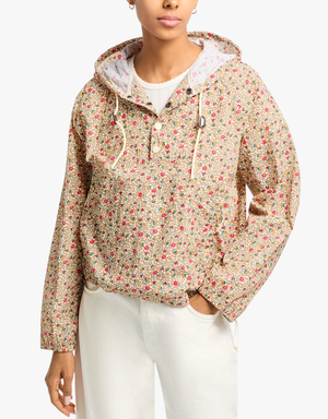 The Great The Trailhead Pullover in Sprouting Floral
