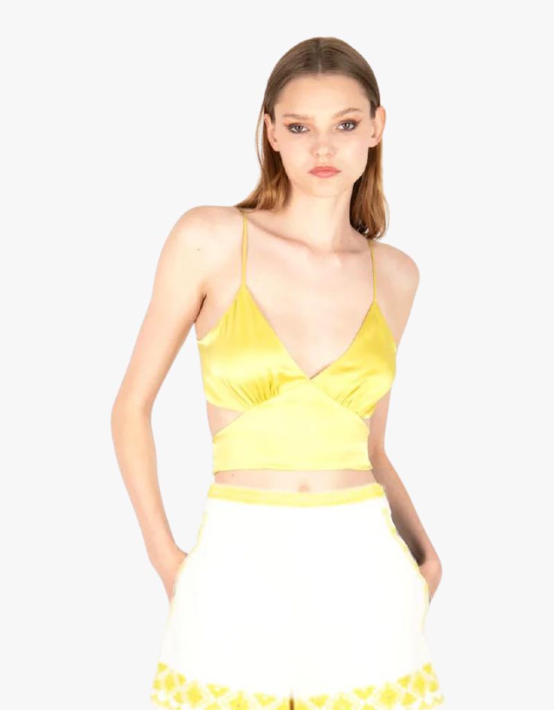 Secret Mission Amy Top in Yellow